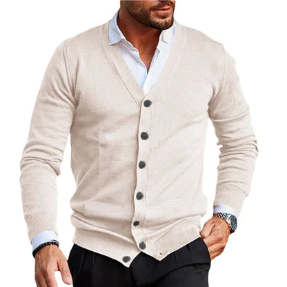 Men's Two-Button Knit Blazer - Vonnera