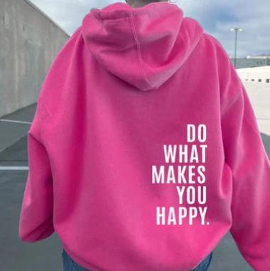 Women's Motivational Hoodie Printed - Vonnera