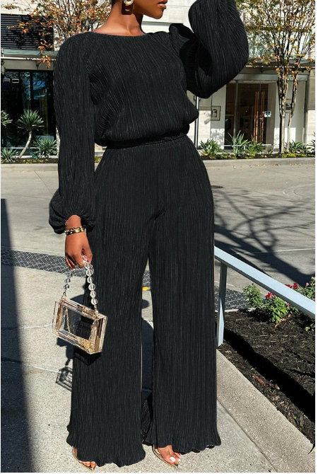 Women's Wide Leg Two Piece Set