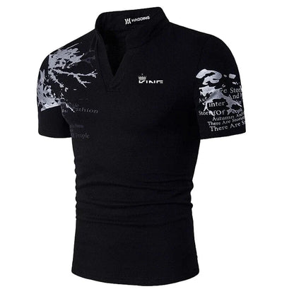 Image of Patrick | Men's V-Neck Polo Shirt