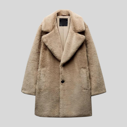 Women's Oversized Teddy Fur Coat - Vonnera