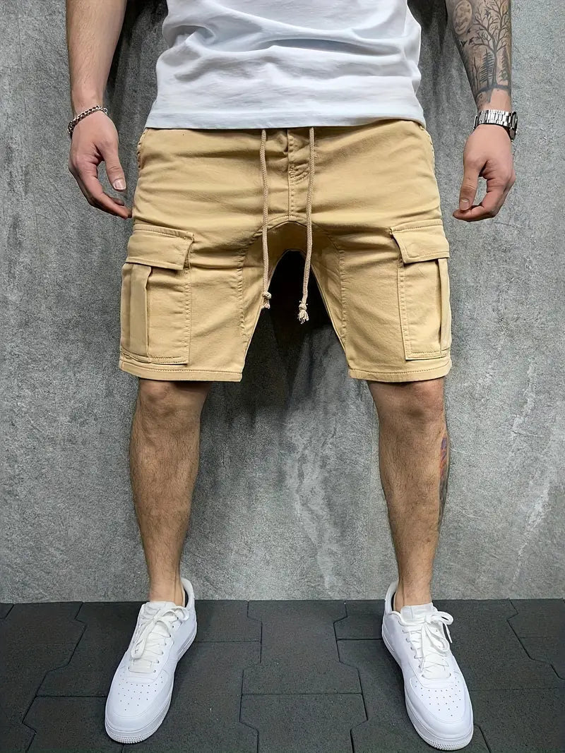Image of Perry | Men's Cargo Drawstring Shorts