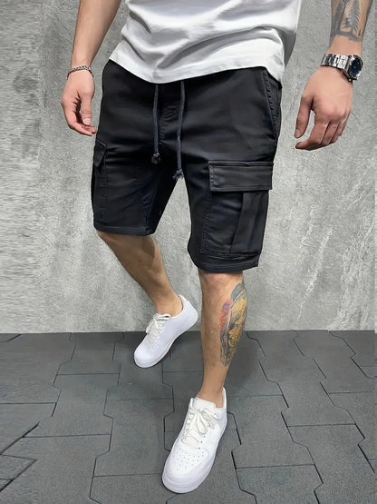 Image of Perry | Men's Cargo Drawstring Shorts