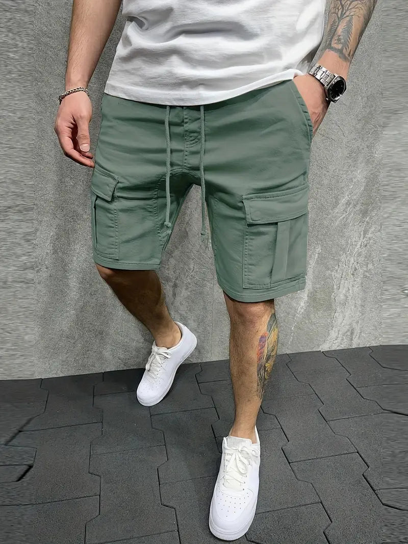 Image of Perry | Men's Cargo Drawstring Shorts