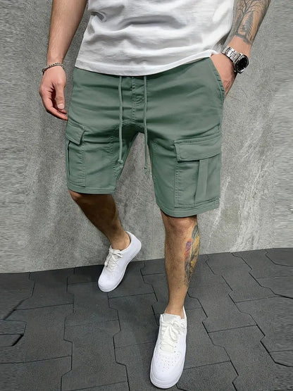 Image of Perry | Men's Cargo Drawstring Shorts