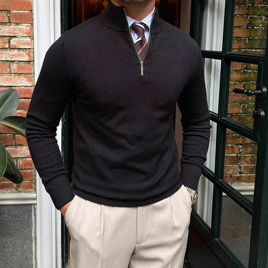 Perry Men's Quarter Zip Sweater - Vonnera