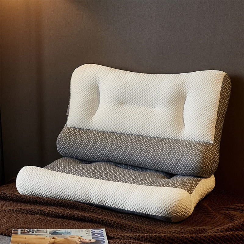 Ergonomic Sleep Pillow Contoured Design