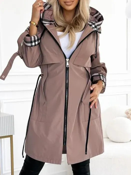 Waterproof Windproof Zip Coat - Vonnera