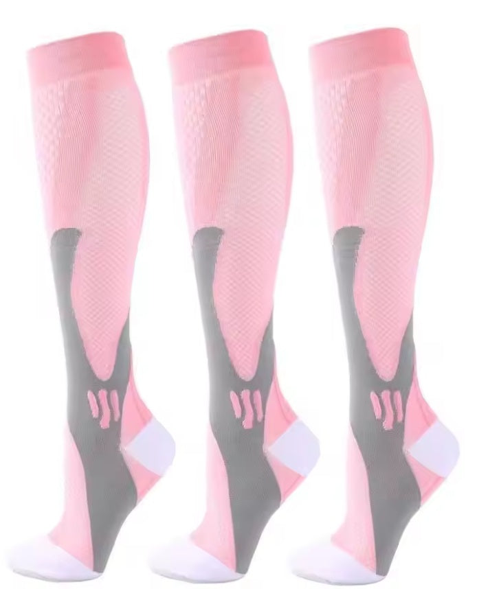 Knee High Compression Socks Support Varicose Veins