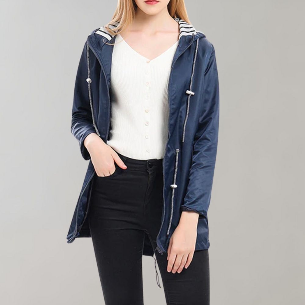 Women's Lightweight Hooded Anorak Jacket - Vonnera