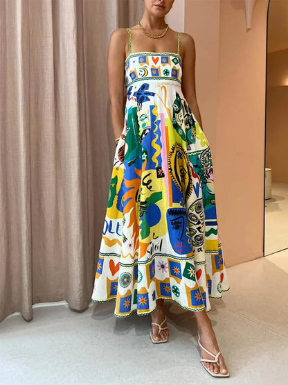 Image of Piper | Women's Sleeveless Maxi Dress