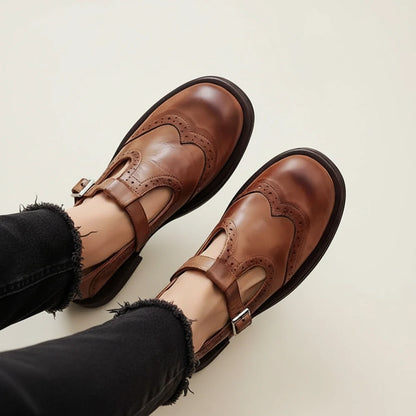 Women's Mary Jane T-Strap Shoes - Vonnera