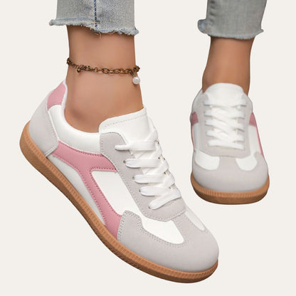 Women's Faux Leather Sneakers Comfortable
