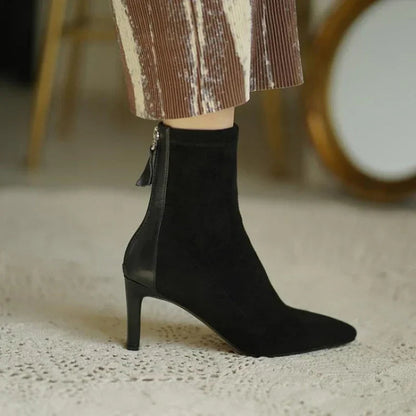 Women's Pointed Toe Ankle Boots Suede - Vonnera