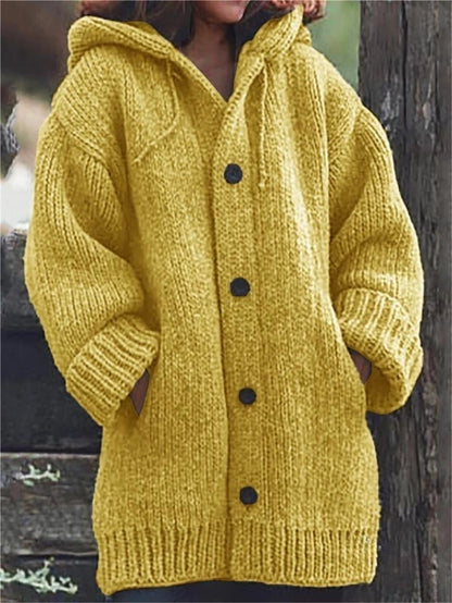 Women's Oversized Hooded Cardigan - Vonnera