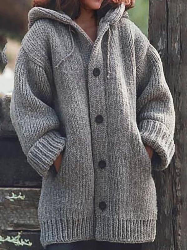Image of Priscilla | Women's Hooded Oversized Cardigan