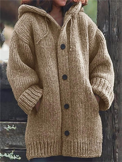 Image of Priscilla | Women's Hooded Oversized Cardigan