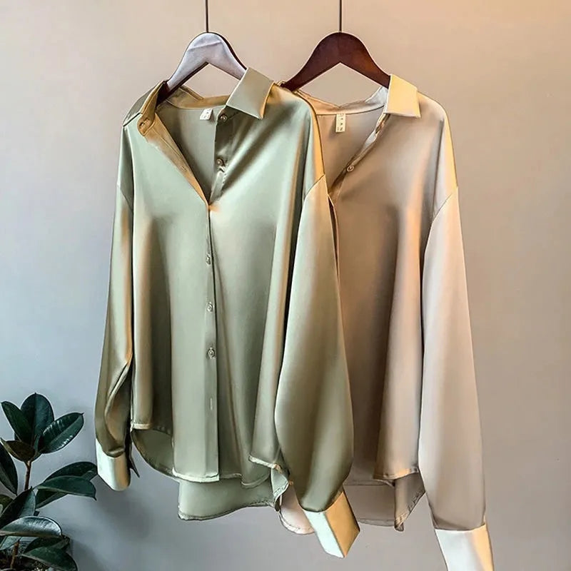 Women Satin Blouse - Vonnera
