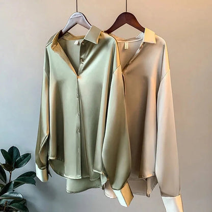 Women Satin Blouse - Vonnera