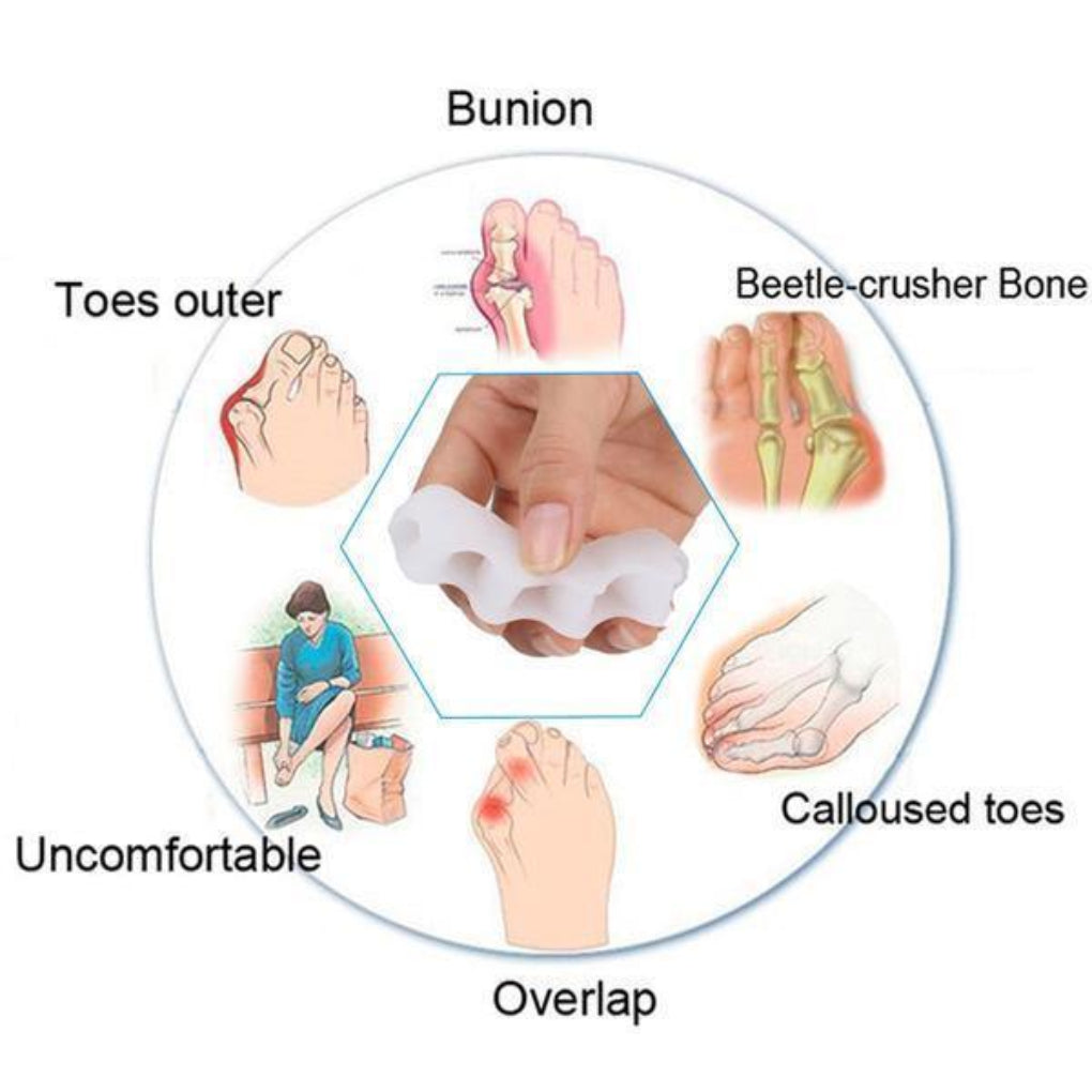 Orthopedic Toe Separator Silicone Gel