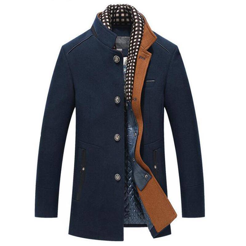 Womens Cashmere Wool Detachable Coat Scarf - Vonnera
