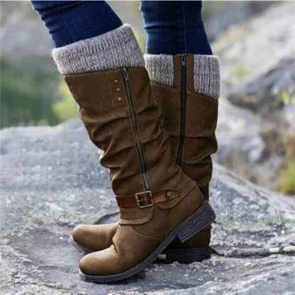 Women's Winter Boots Knit Cuff