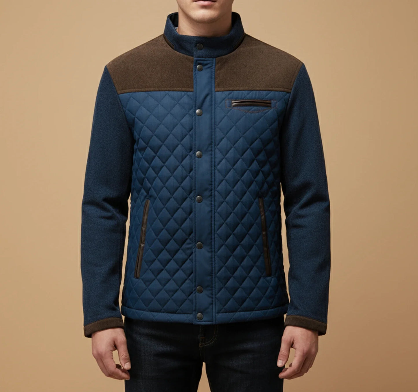 Men's Quilted Casual Jacket - Vonnera