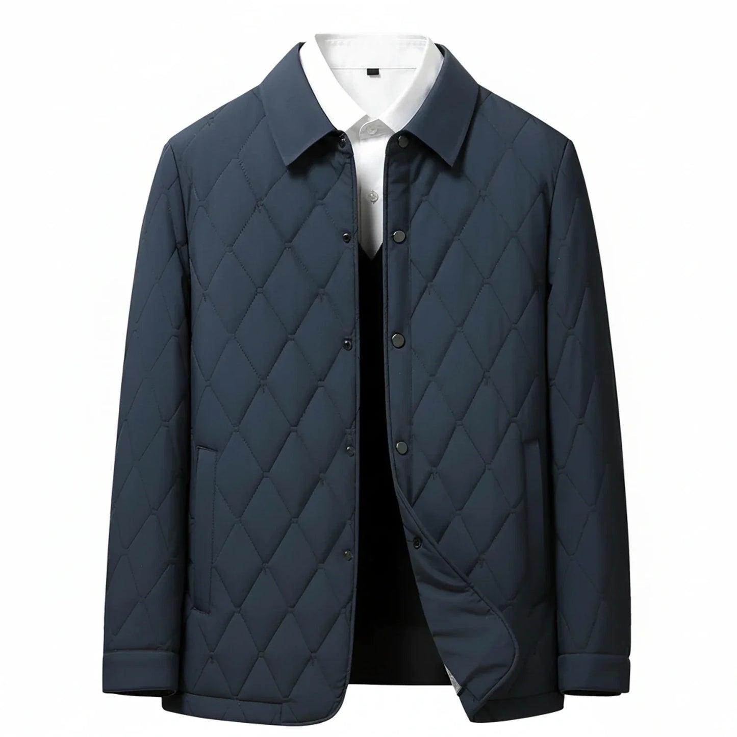 Women's Quilted Collar Jacket - Vonnera