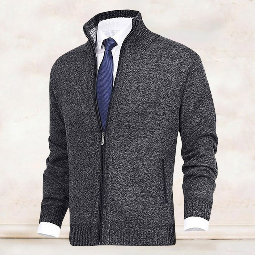 Image of Quincy | Men's Zip-Up Casual Jacket