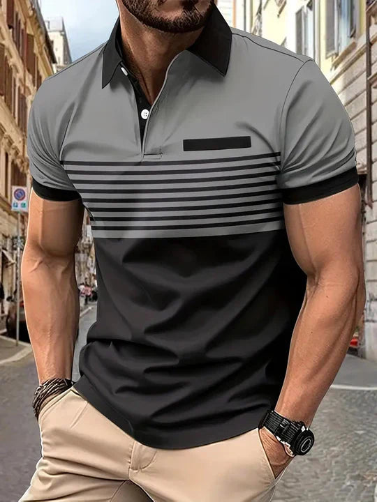 Men's Polo Shirt Breathable Comfortable Classic Fit