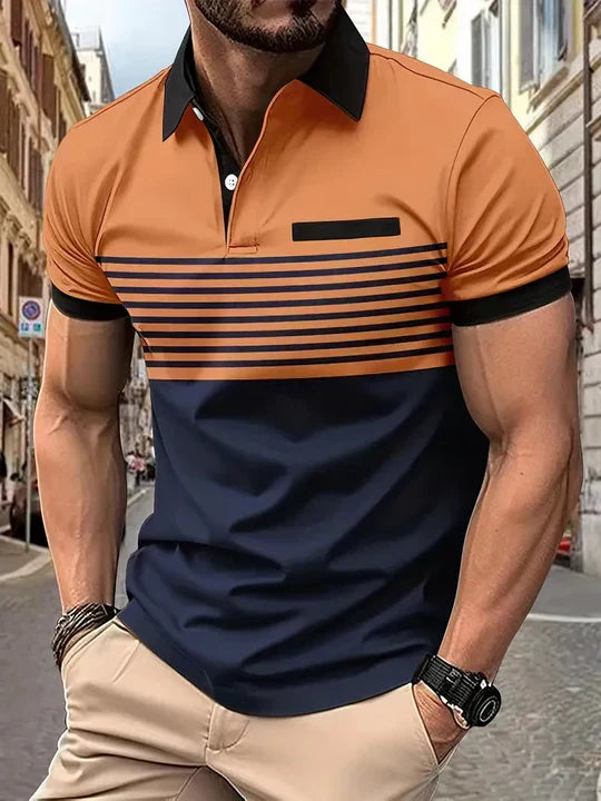 Men's Polo Shirt Cotton Casual Comfort Fit