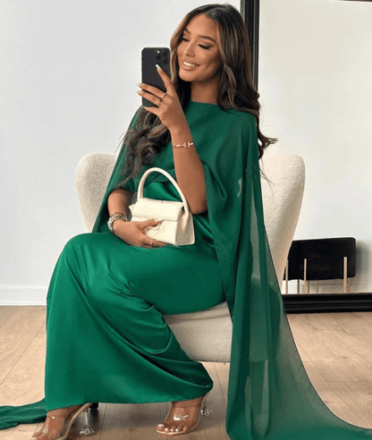 Image of Rachael | Women's Cape Maxi Dress