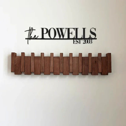 Wooden Wall Coat Rack Musical Design - Vonnera