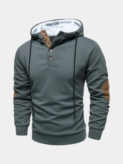 Men's Button Up Hoodie - Vonnera