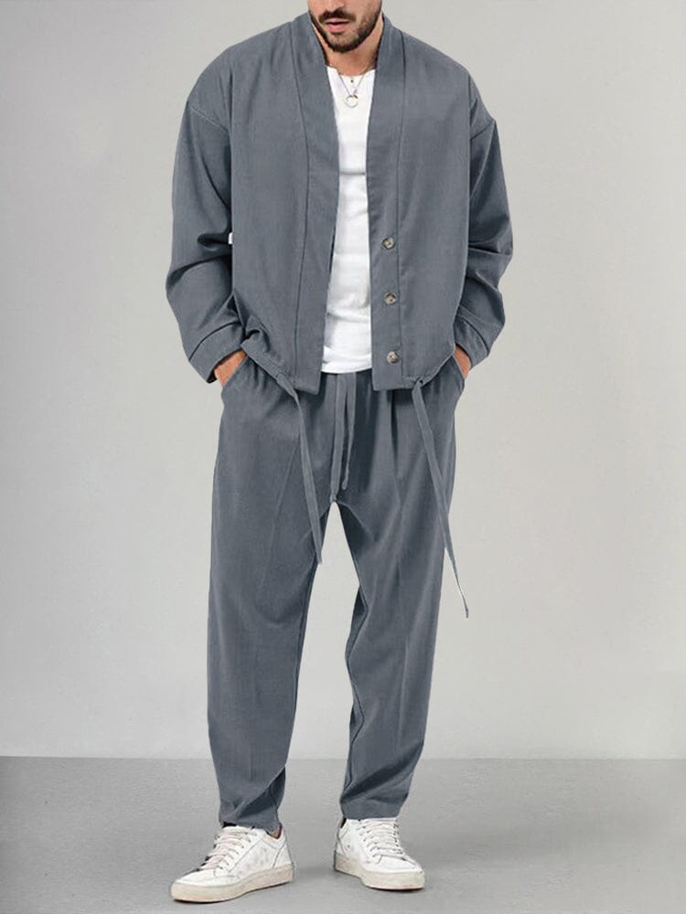 Image of Randy | Men's Drawstring Casual Loungewear Set