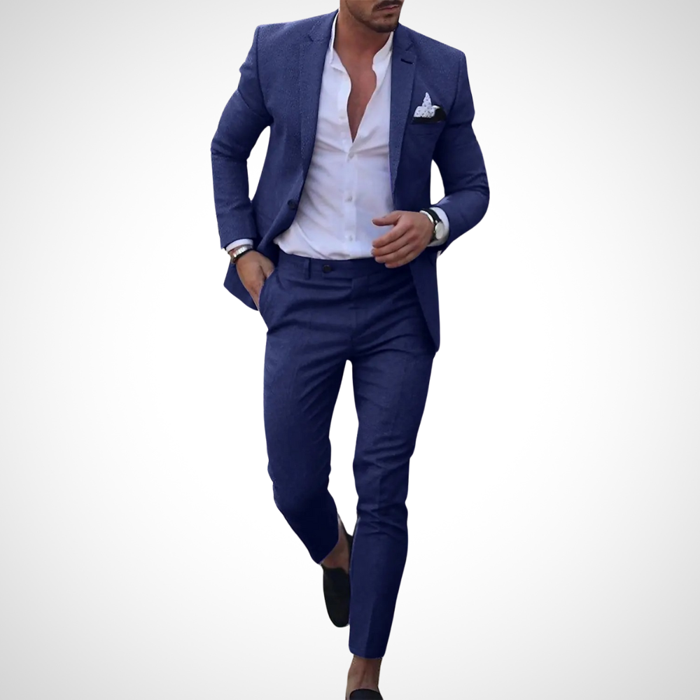 Men's Slim Fit Two Piece Suit - VibreMode