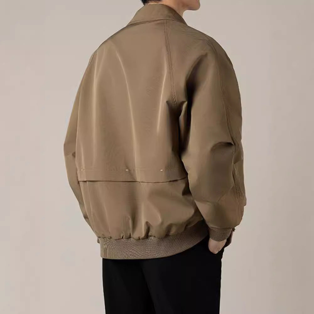 Image of Raphael | Men's Zip-Up Bomber Jacket