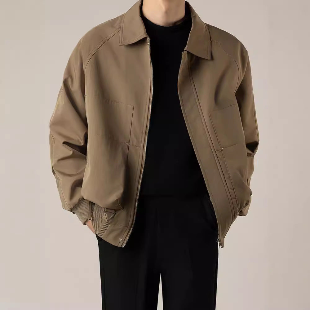 Men's Zip-Up Bomber Jacket - Vonnera