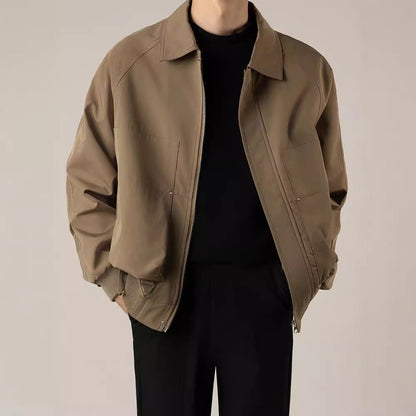 Men's Zip-Up Bomber Jacket - Vonnera