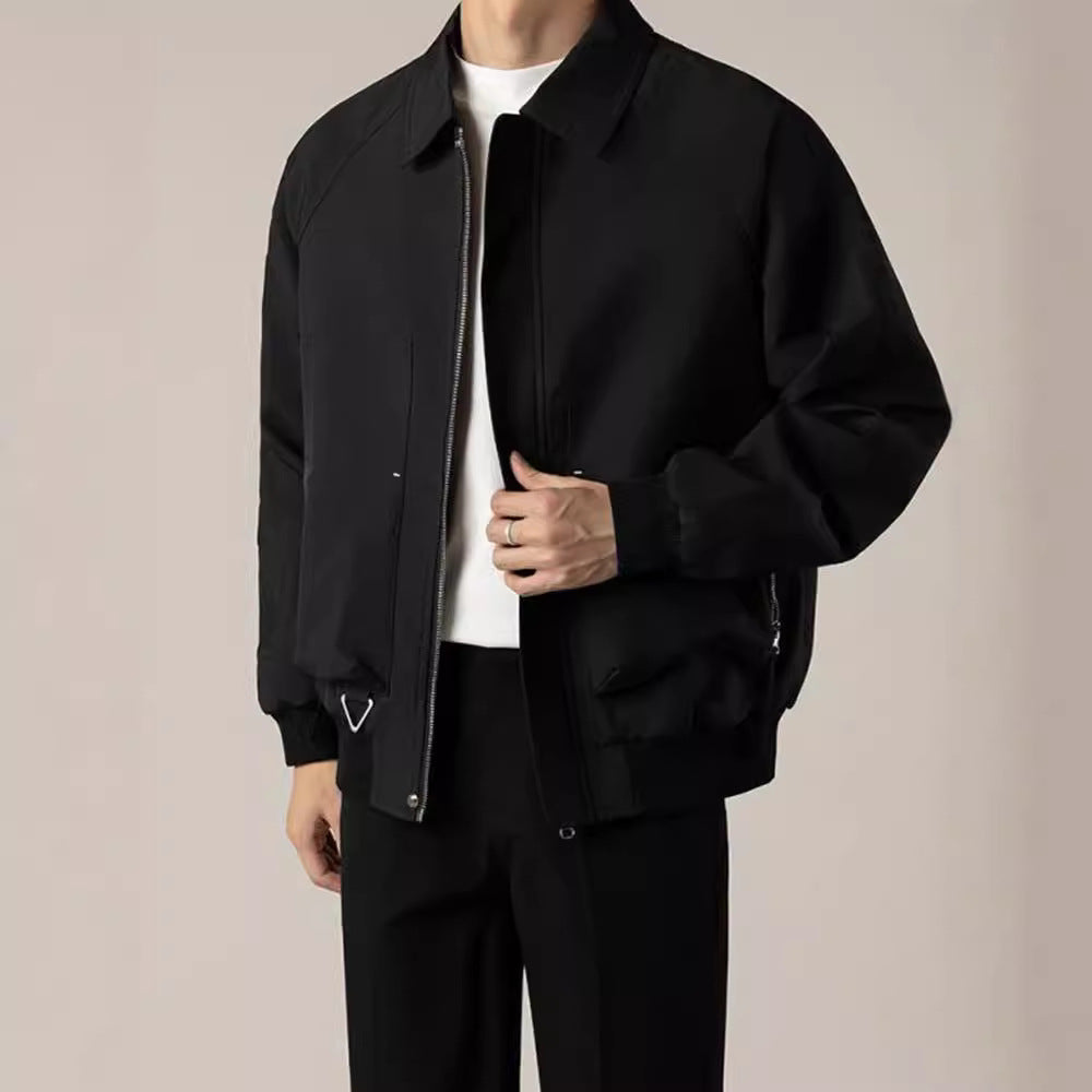 Image of Raphael | Men's Zip-Up Bomber Jacket