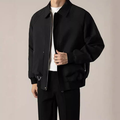 Image of Raphael | Men's Zip-Up Bomber Jacket