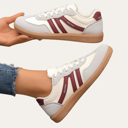 Women's Faux Leather Sneakers Comfortable
