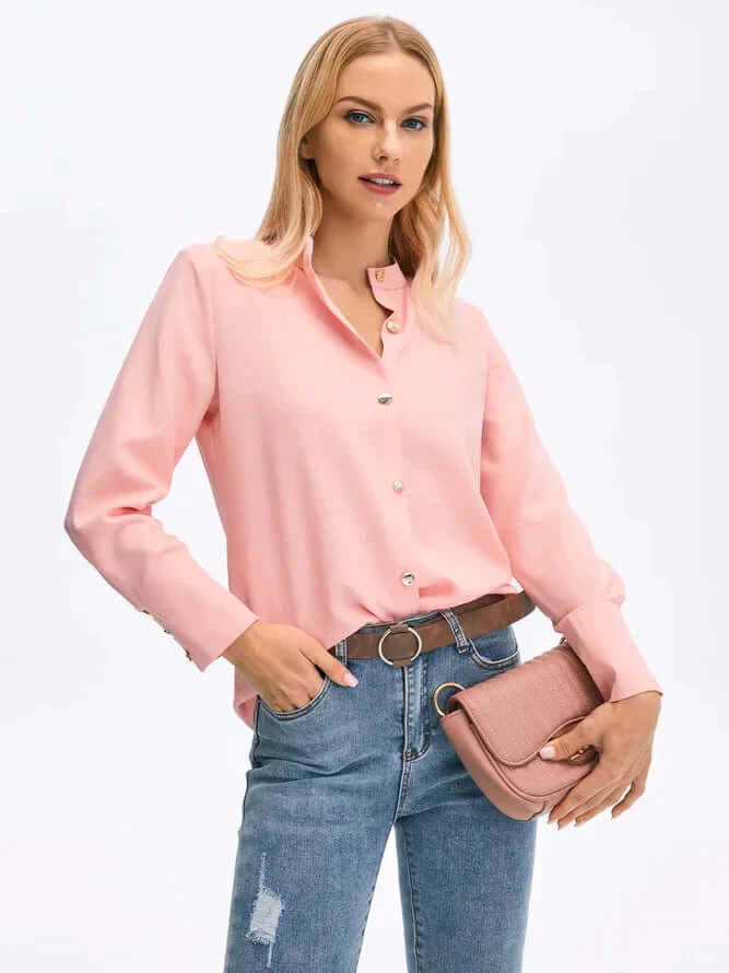 Image of Reagan | Women's Button-Down Long Sleeve Blouse