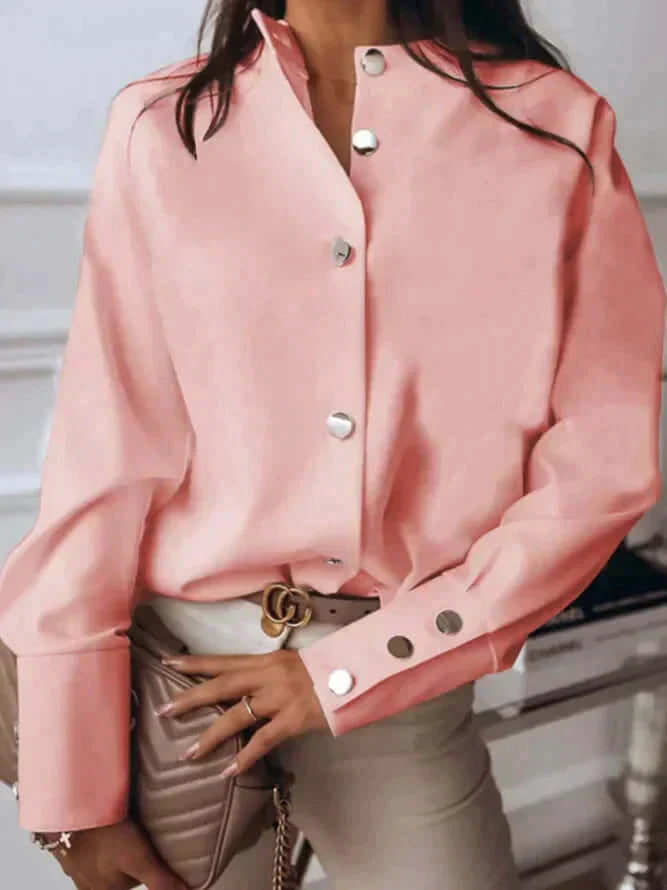 Image of Reagan | Women's Button-Down Long Sleeve Blouse