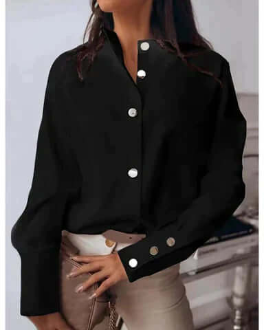 Image of Reagan | Women's Button-Down Long Sleeve Blouse