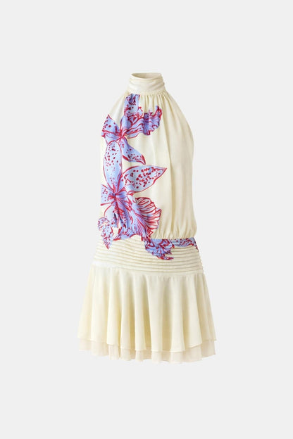 Image of Reba | Women's Sleeveless Halter Mini Dress