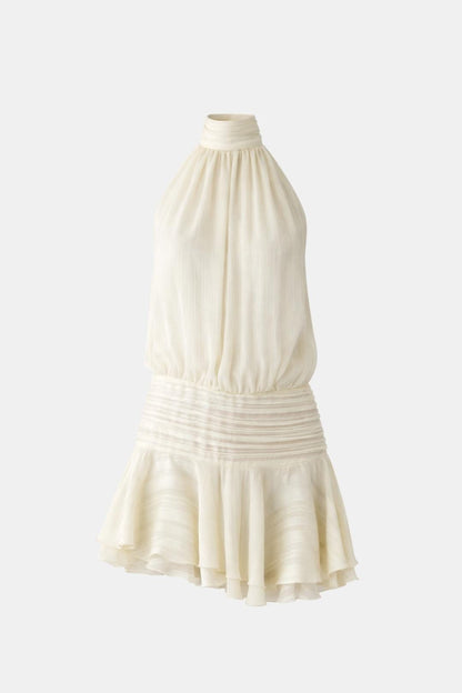 Image of Reba | Women's Sleeveless Halter Mini Dress