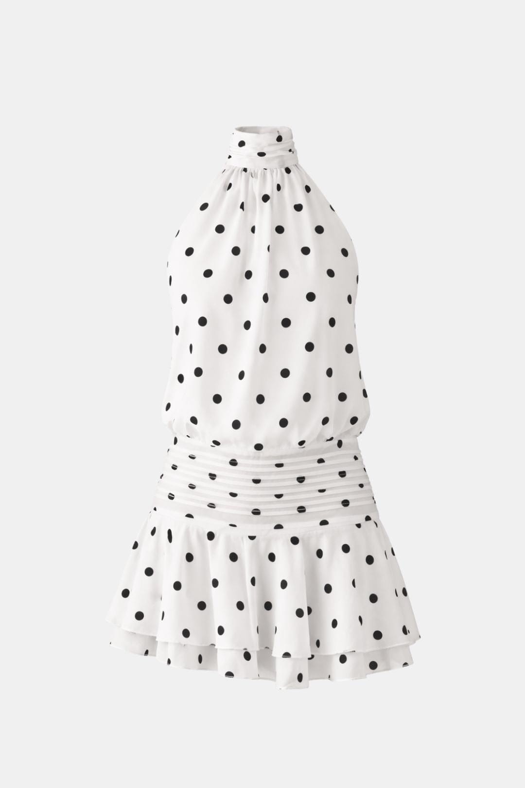 Image of Reba | Women's Sleeveless Halter Mini Dress