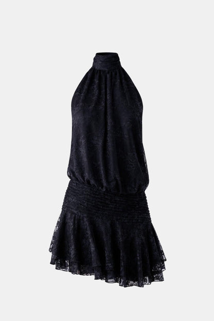 Image of Reba | Women's Sleeveless Halter Mini Dress