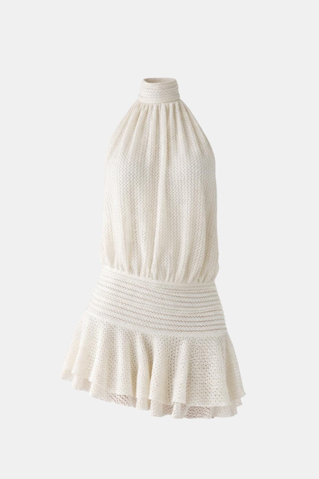 Image of Reba | Women's Sleeveless Halter Mini Dress